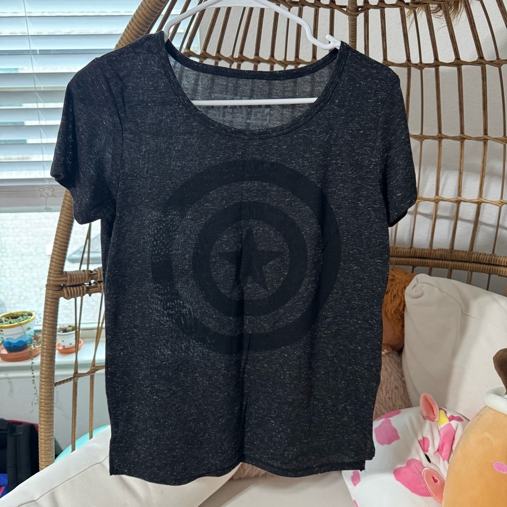 Marvel Black Captain America T-Shirt
